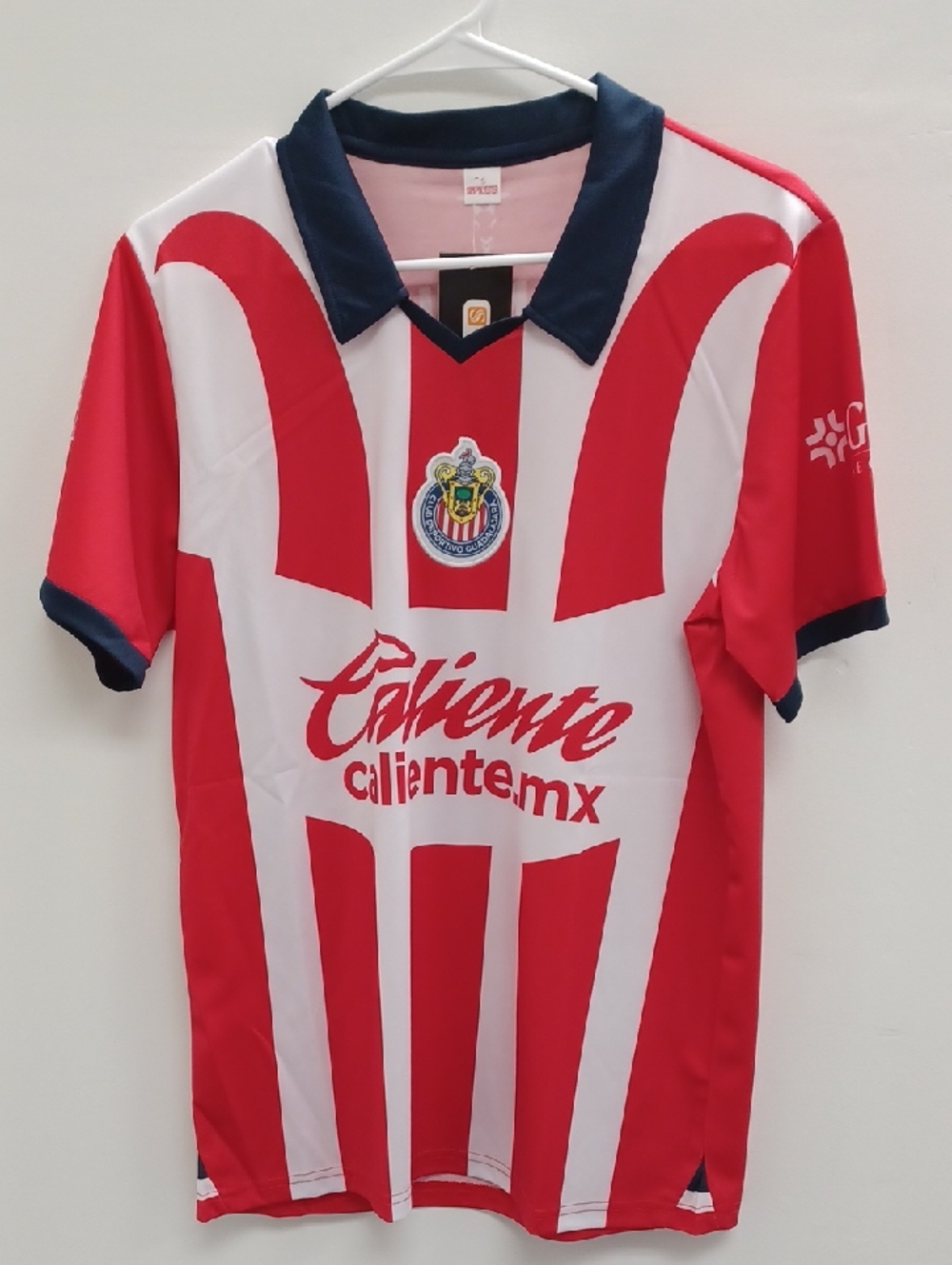 Civas Kids Red, White & Navy Soccer Jersey with Club Crest
